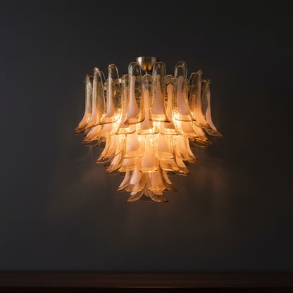 Amber Cloud Murano Glass Chandelier
