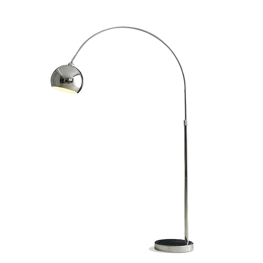 Sora Telescopic Floor Lamp with adjustable arm and tilting head