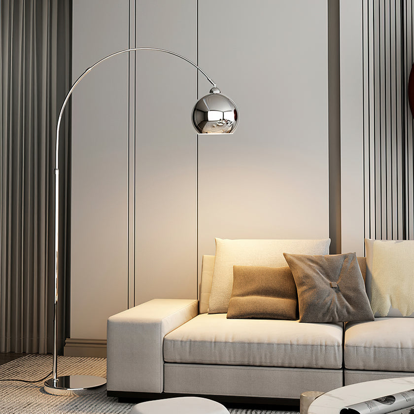 Sora Telescopic Floor Lamp in Chrome