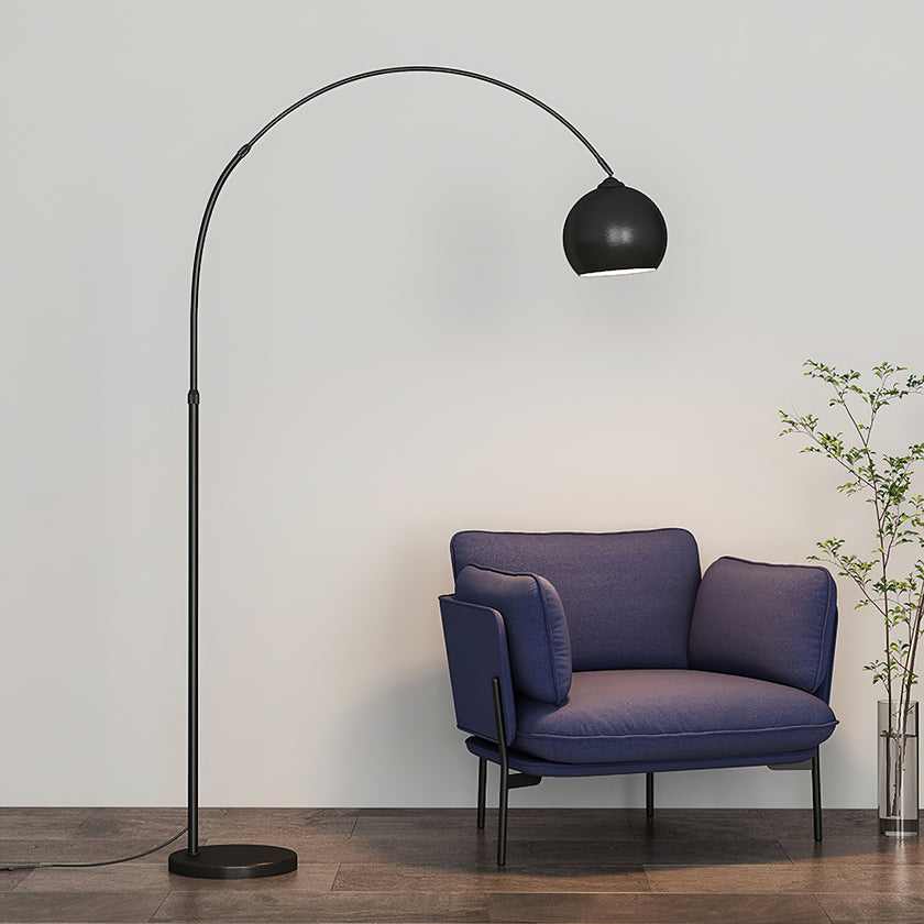 Sora Telescopic Floor Lamp in Black