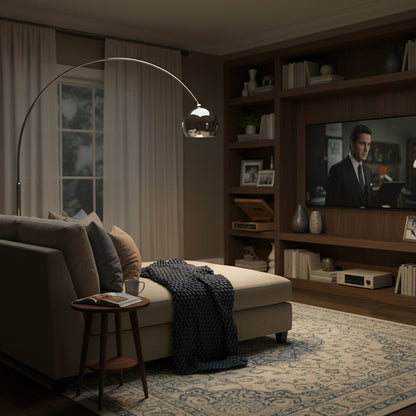 Sora Telescopic Floor Lamp – Adjustable Arc Reading Lamp