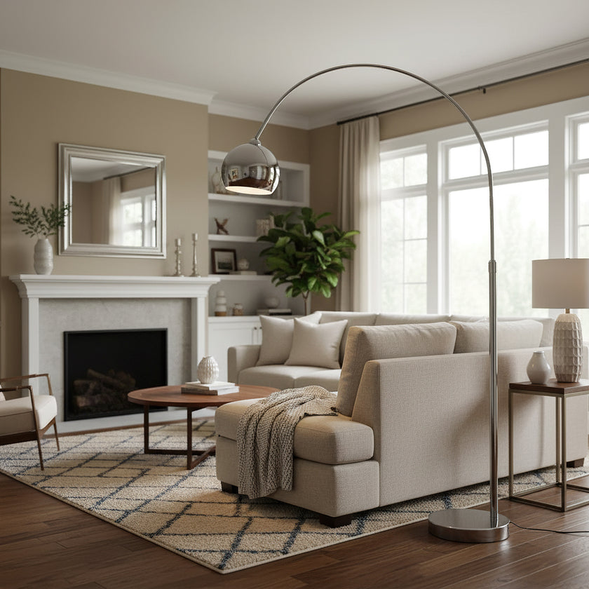 Sora Telescopic Floor Lamp – Adjustable Arc Reading Lamp