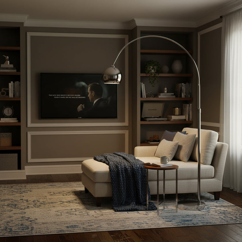 Sora Telescopic Floor Lamp – Adjustable Arc Reading Lamp