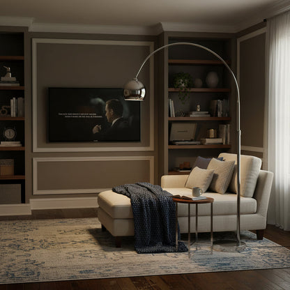 Sora Telescopic Floor Lamp – Adjustable Arc Reading Lamp