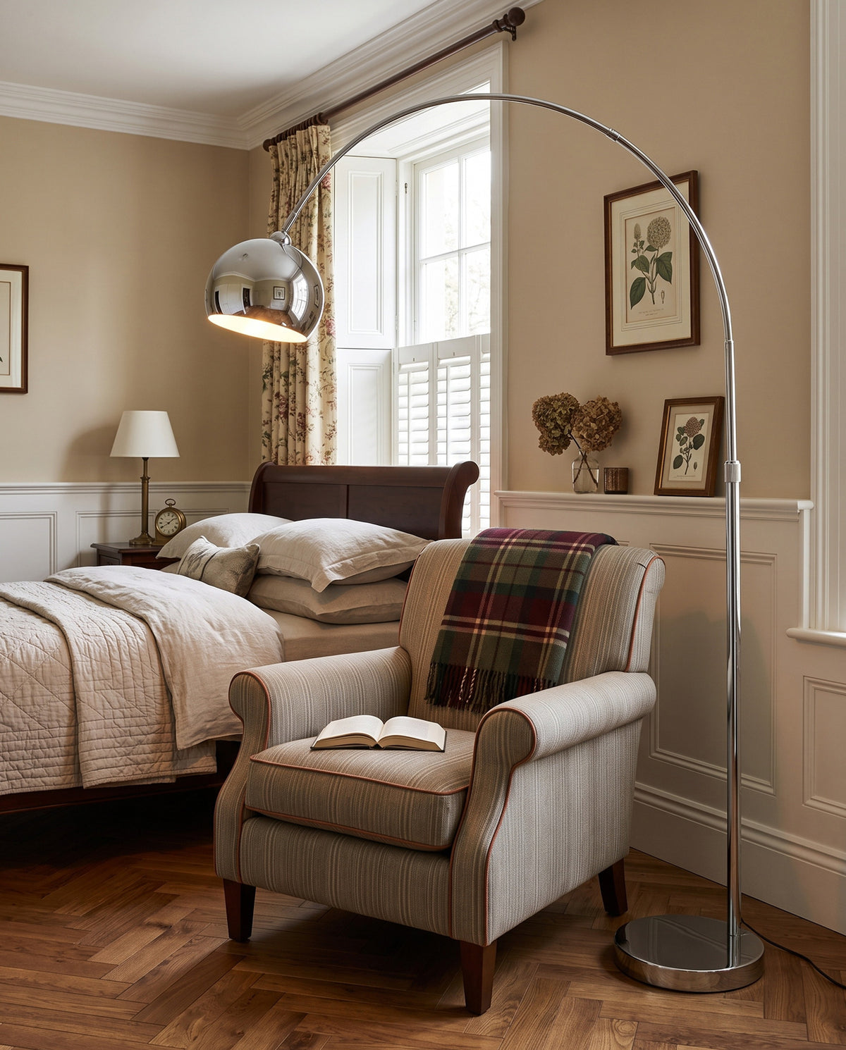 Sora Telescopic Floor Lamp – Adjustable Arc Reading Lamp