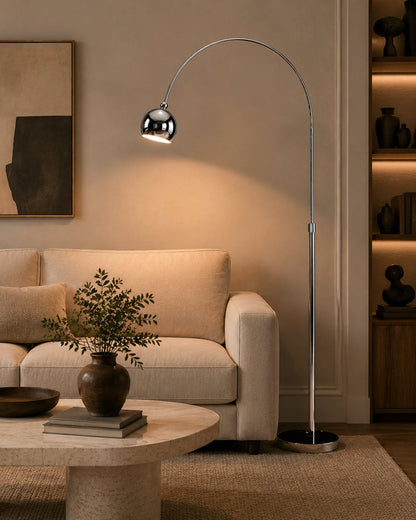 Sora Telescopic Floor Lamp – Adjustable Arc Reading Lamp