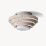 TRAVELLA Natural Travertine Ceiling Light