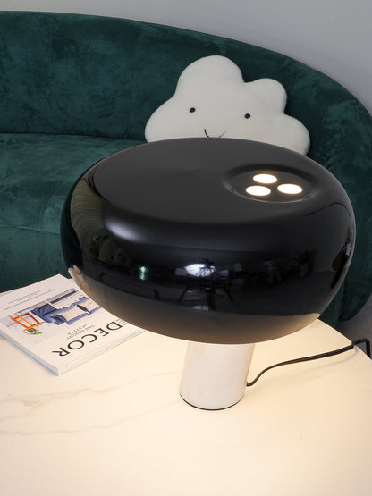 Luna Marble Lamp – Italian Carrara Marble Designer Table Lamp