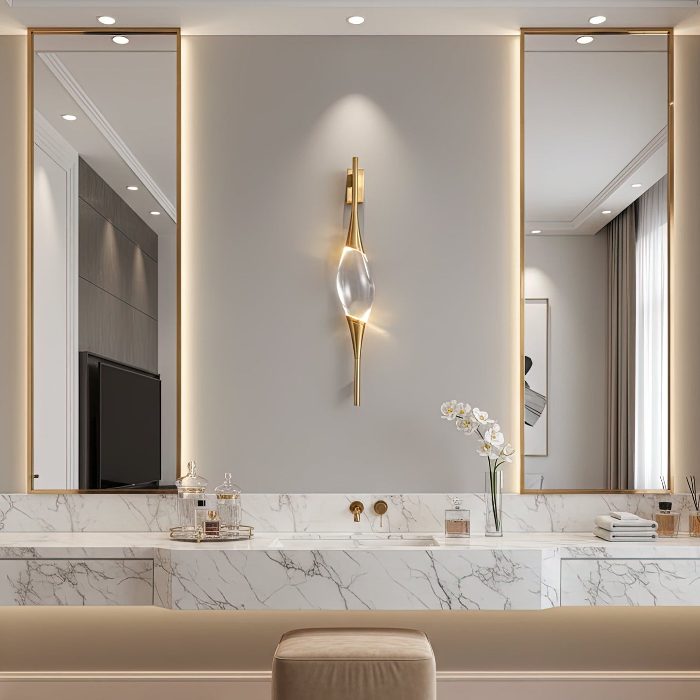 Crystal Wall Sconce