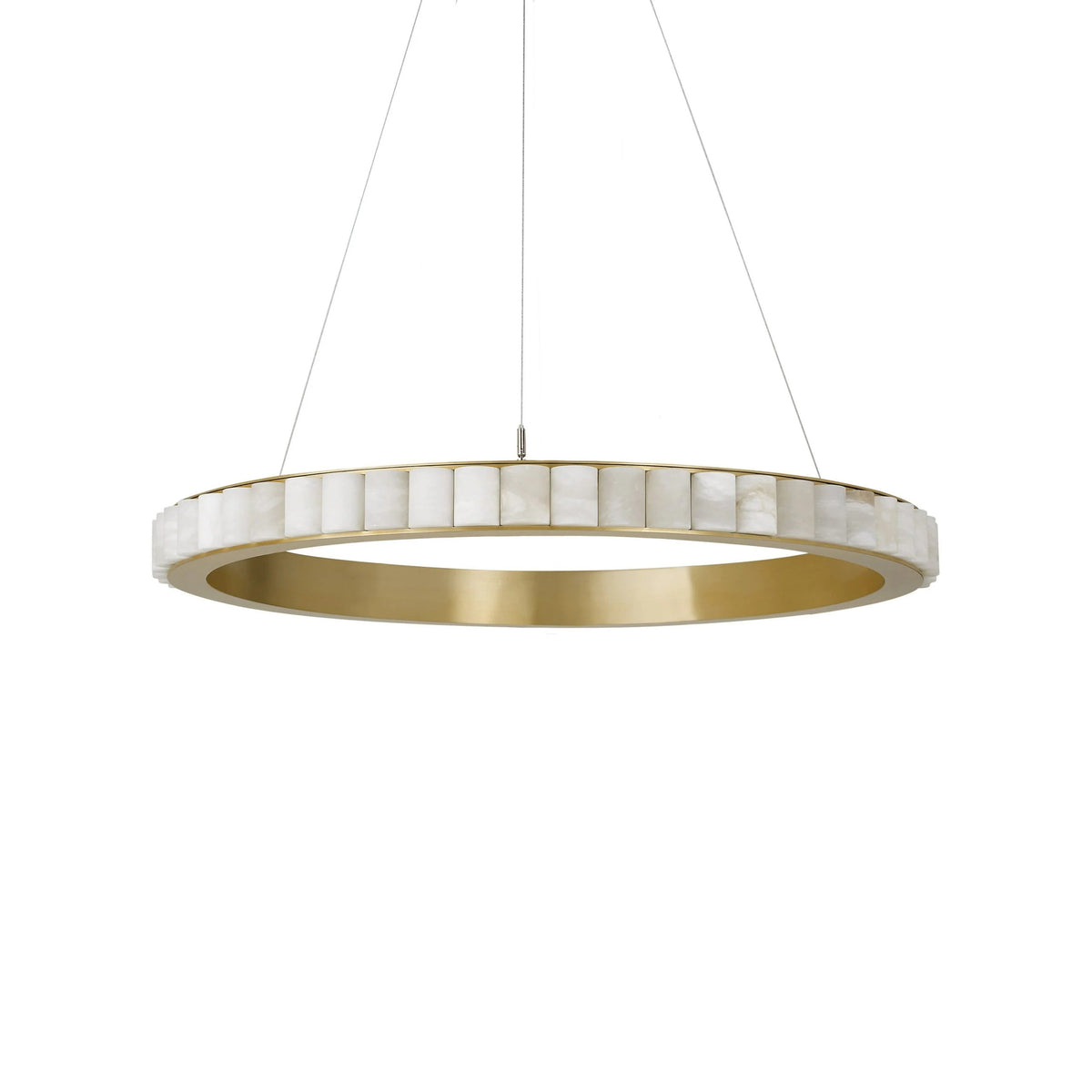 GHIERA Alabaster Ring LED Chandelier