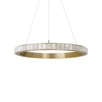GHIERA Alabaster Ring LED Chandelier