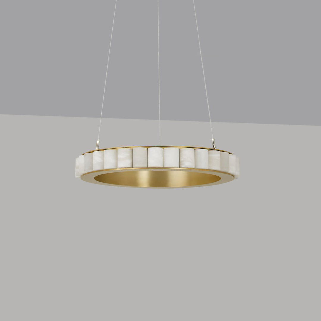 GHIERA Alabaster Ring LED Chandelier