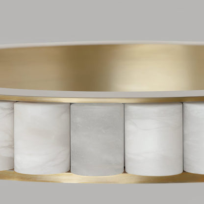 GHIERA Alabaster Ring LED Chandelier