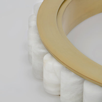 GHIERA Alabaster Ring LED Chandelier