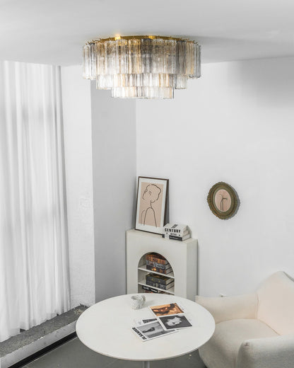 Celia Fluted Glass Ceiling Light