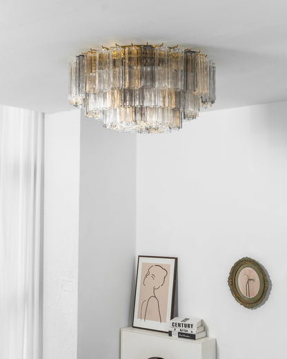 Celia Fluted Glass Ceiling Light