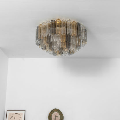 Celia Fluted Glass Ceiling Light