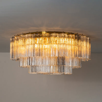 Celia Fluted Glass Ceiling Light