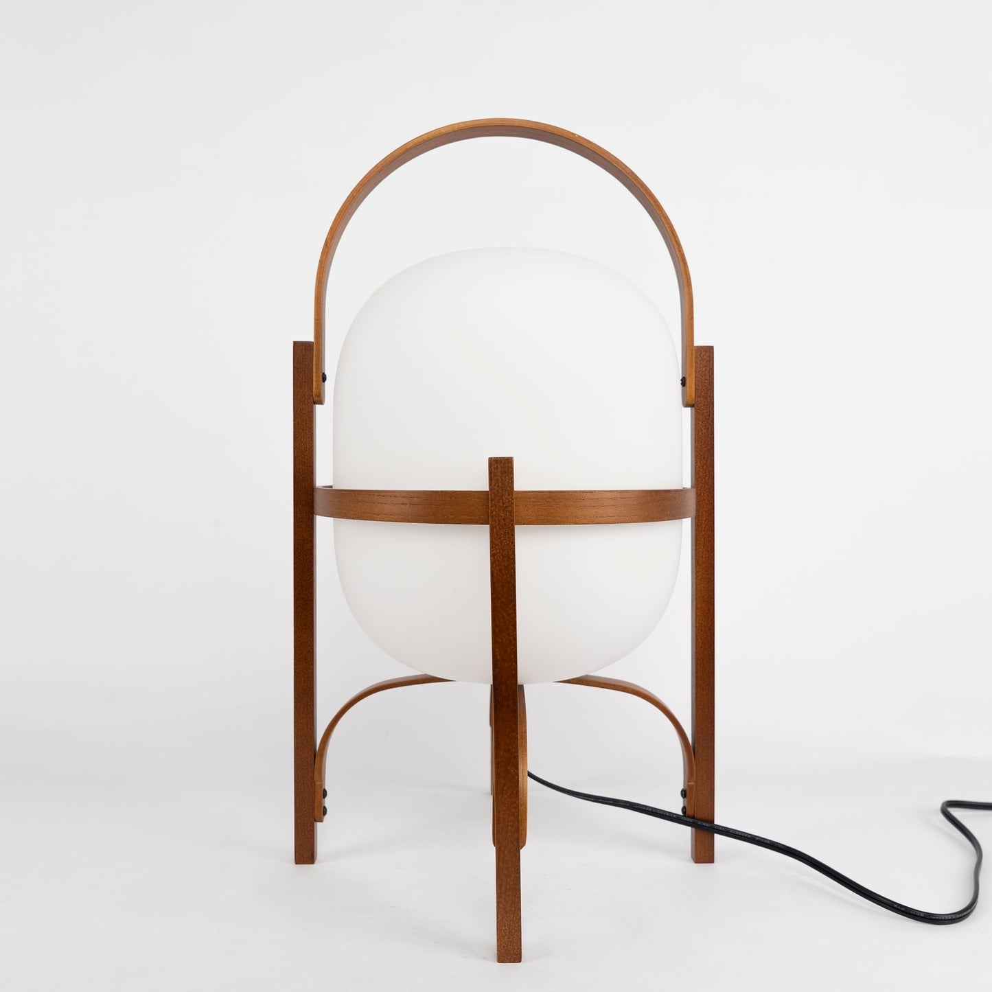 Cesta Wooden Lantern Table Lamp