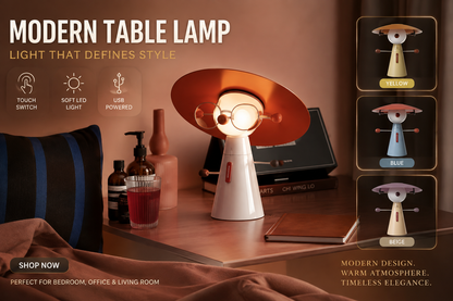 contemporary LED table lamp,