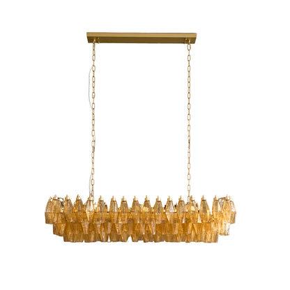 Ciara Amber Glass Chandelier