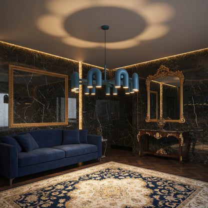 Monoré™ Architectural Loop Chandelier