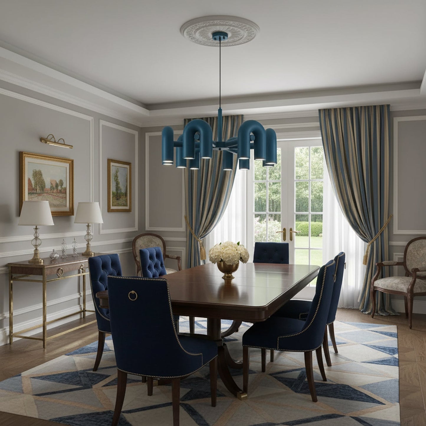 Monoré™ Architectural Loop Chandelier