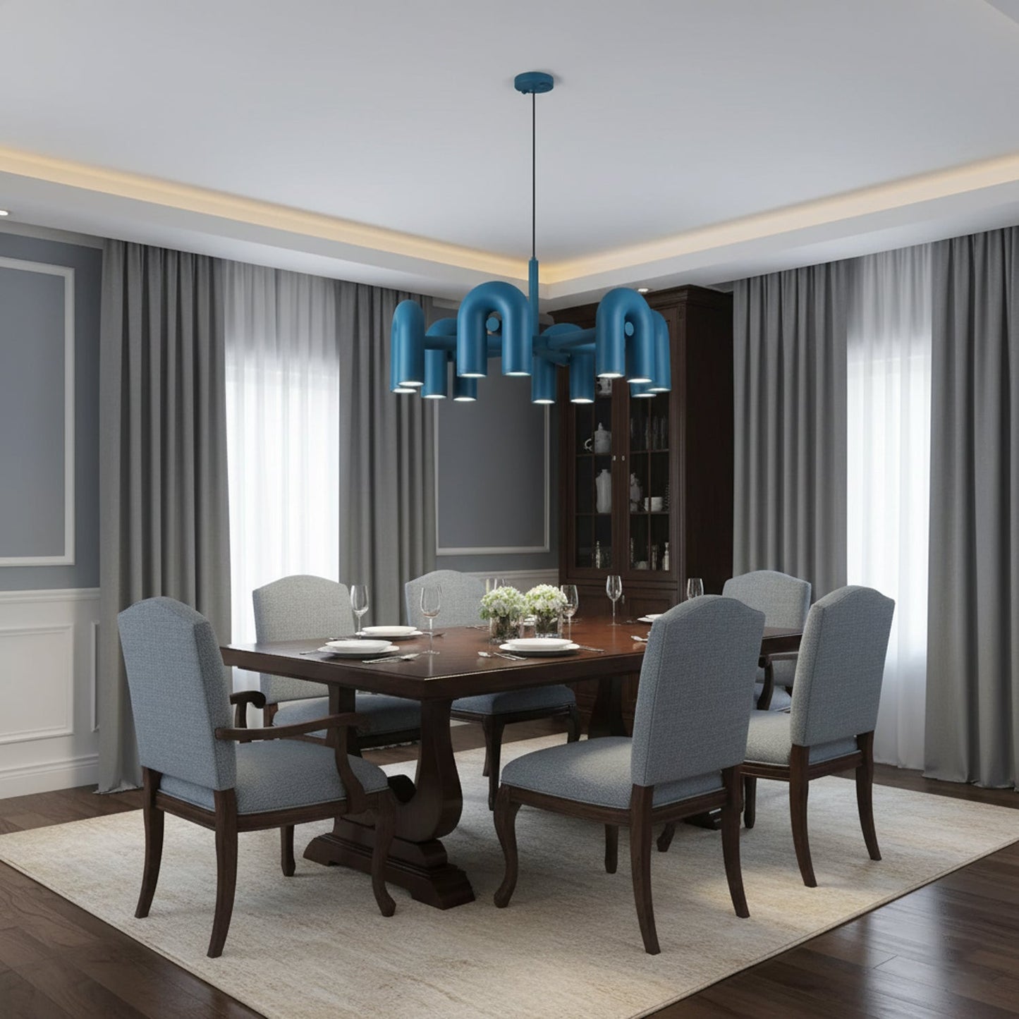 Monoré™ Architectural Loop Chandelier