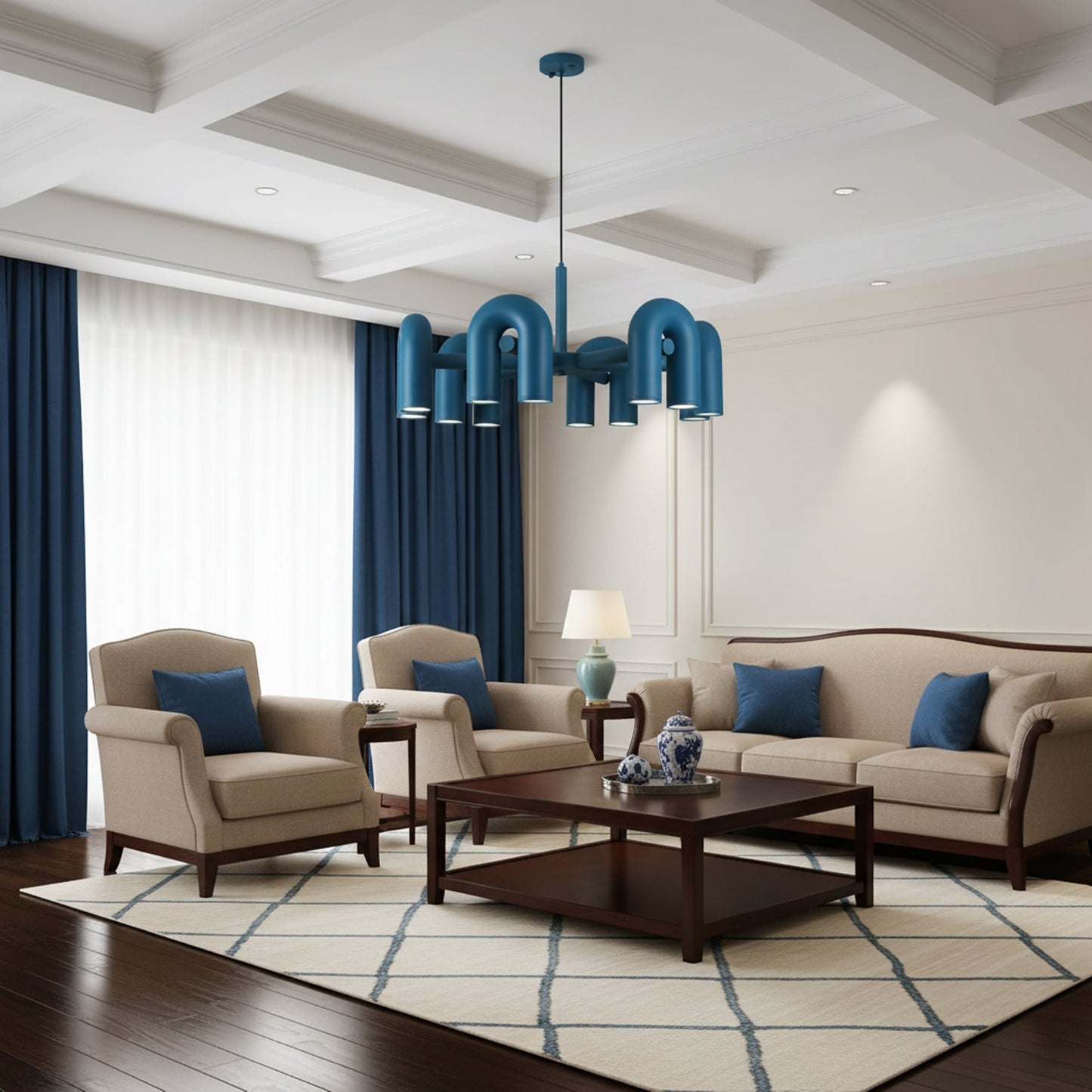 Monoré™ Architectural Loop Chandelier