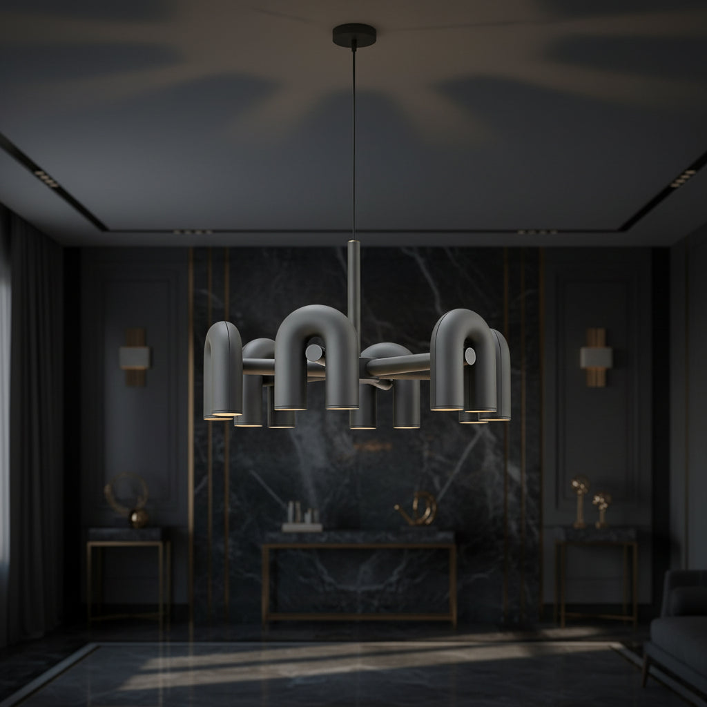 Monoré™ Architectural Loop Chandelier