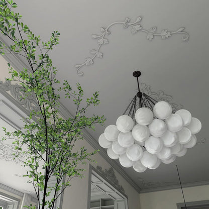 MetroGlow™ Frosted Glass Chandelier