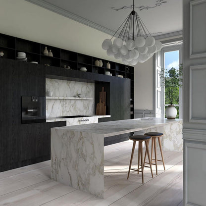 MetroGlow™ Frosted Glass Chandelier