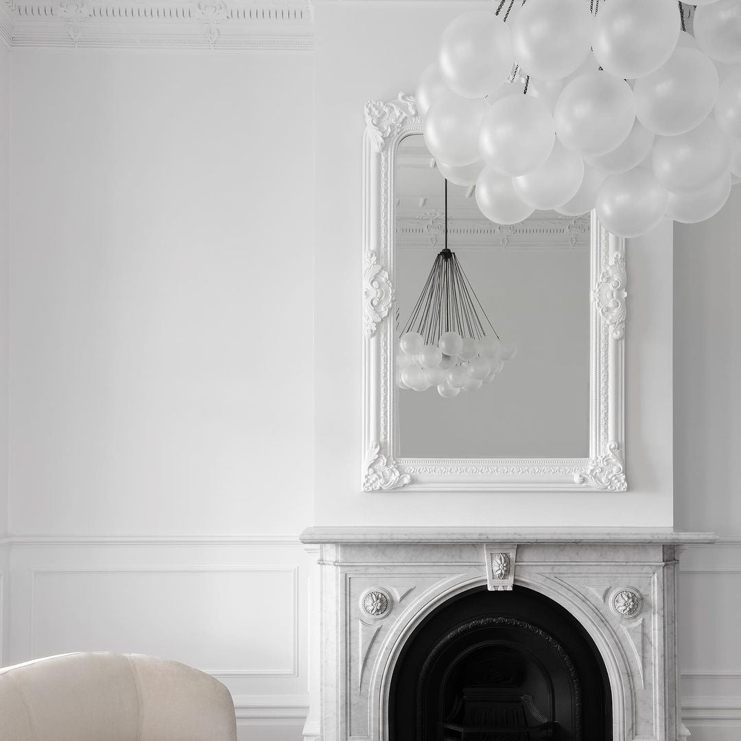 MetroGlow™ Frosted Glass Chandelier