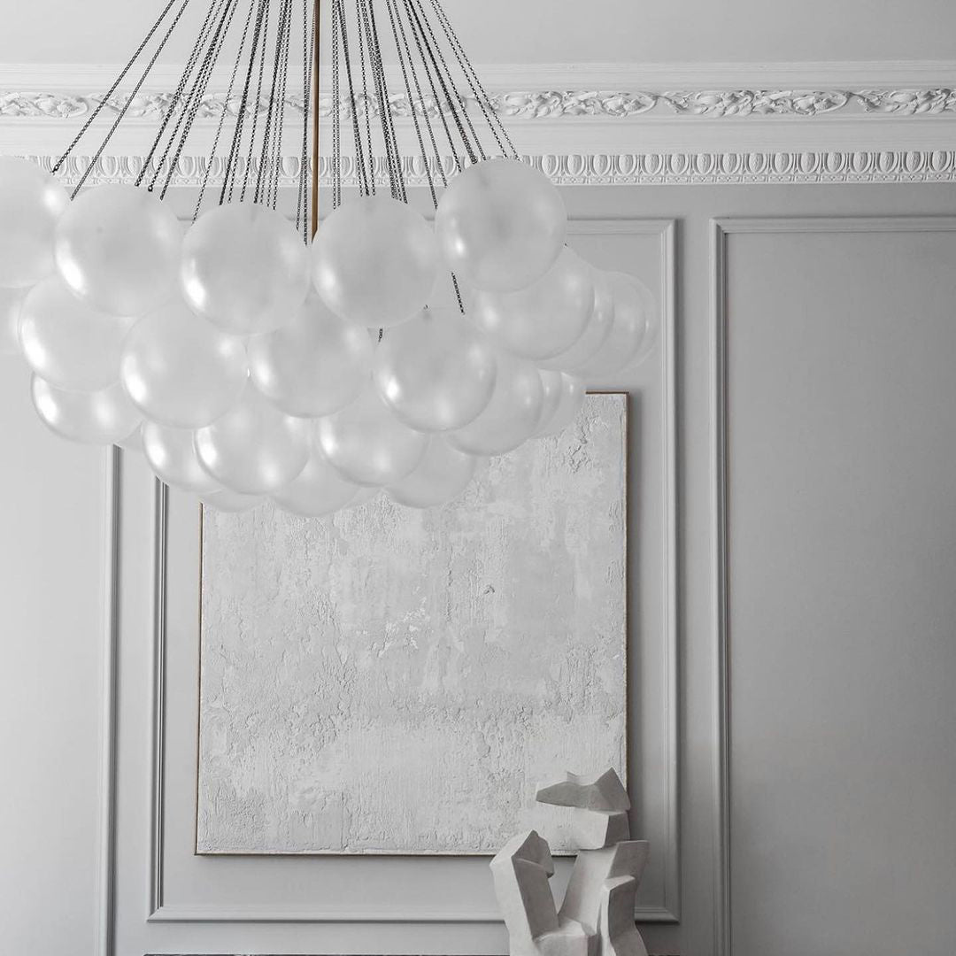 MetroGlow™ Frosted Glass Chandelier