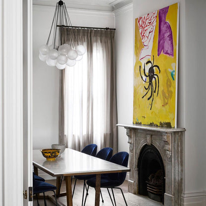 MetroGlow™ Frosted Glass Chandelier