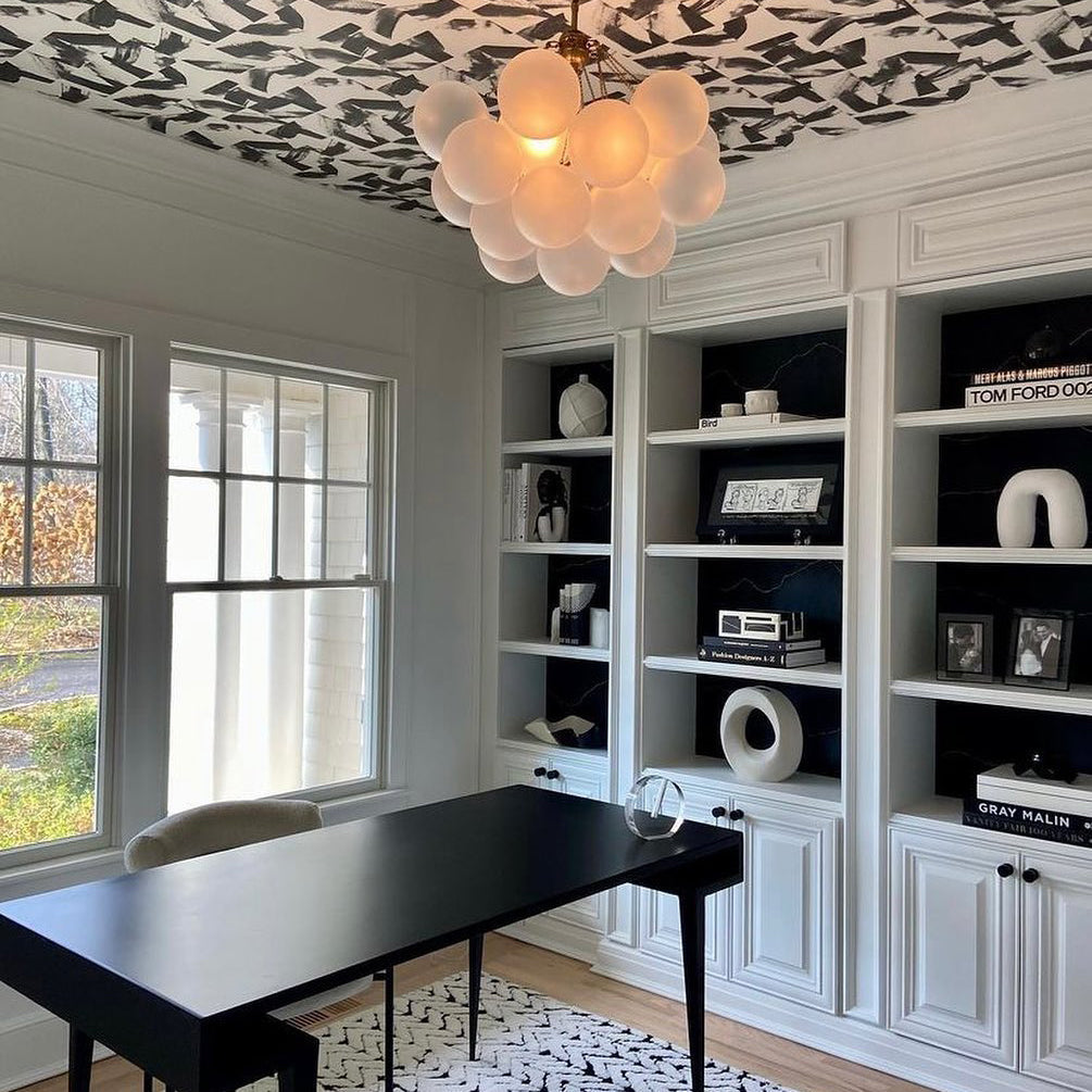 MetroGlow™ Frosted Glass Chandelier