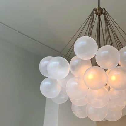 MetroGlow™ Frosted Glass Chandelier