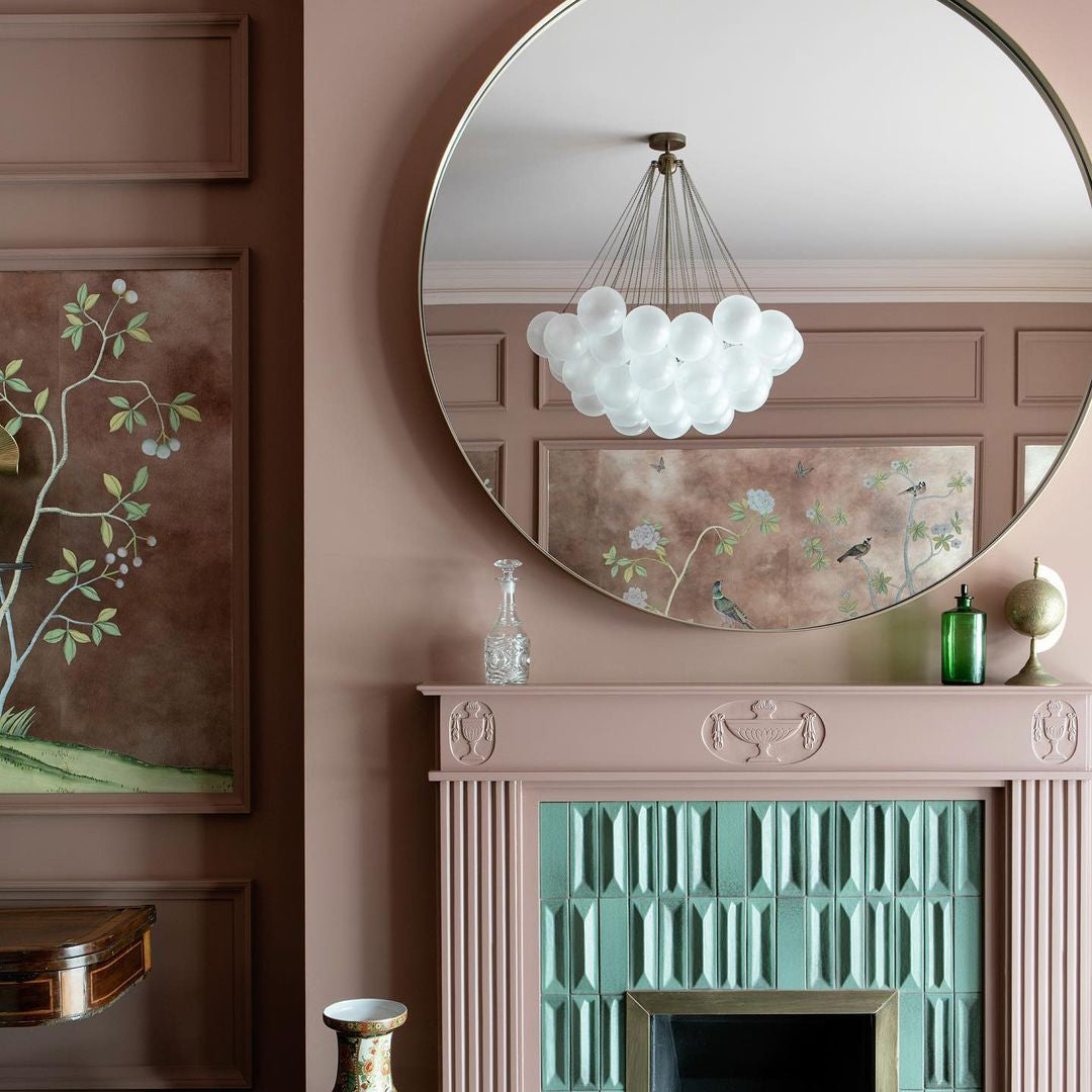 MetroGlow™ Frosted Glass Chandelier