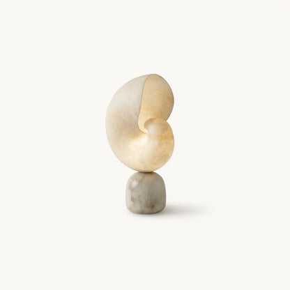 Conch Alabaster Table Lamp