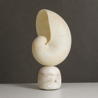 Conch Alabaster Table Lamp