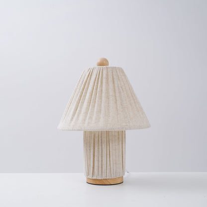 Élanora™ Pleated Linen Table Lamp
