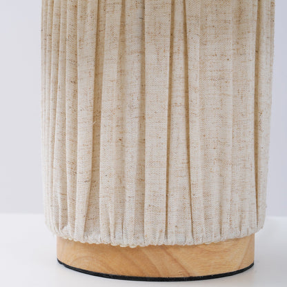 Élanora™ Pleated Linen Table Lamp
