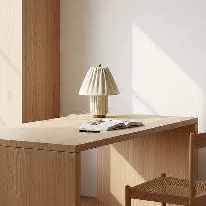 Élanora™ Pleated Linen Table Lamp