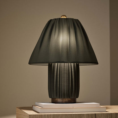 Élanora™ Pleated Linen Table Lamp