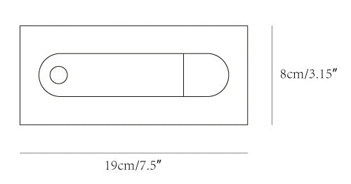 Digit Pivot LED Wall Sconce