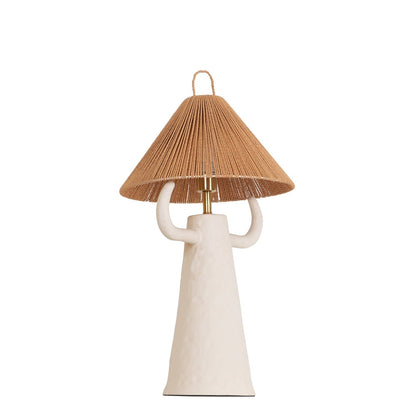 Ceramic Twine Bedroom Table Lamp