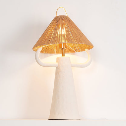 Ceramic Twine Bedroom Table Lamp