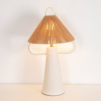 Ceramic Twine Bedroom Table Lamp