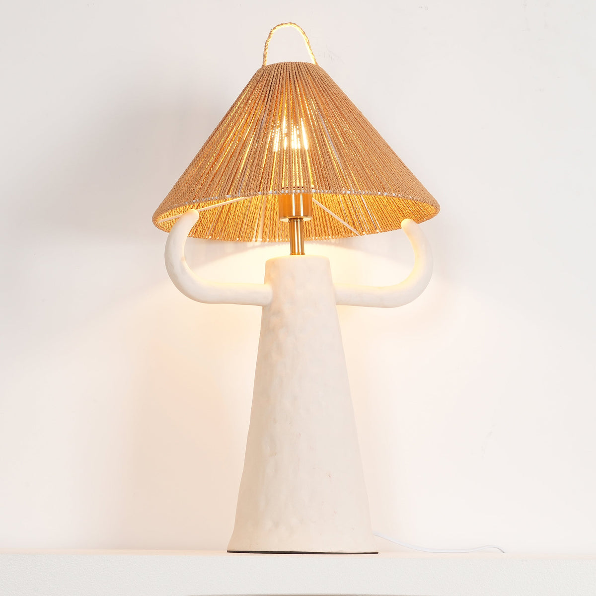 Ceramic Twine Bedroom Table Lamp
