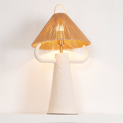 Ceramic Twine Bedroom Table Lamp
